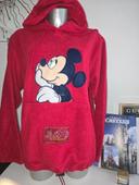 Sweat  capuche chaud rouge mixte  vintage vintage