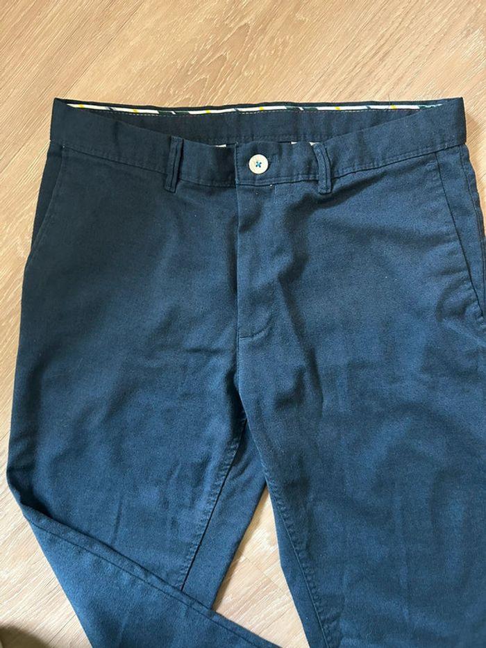 Pantalon bleu marine Zara homme - photo numéro 3