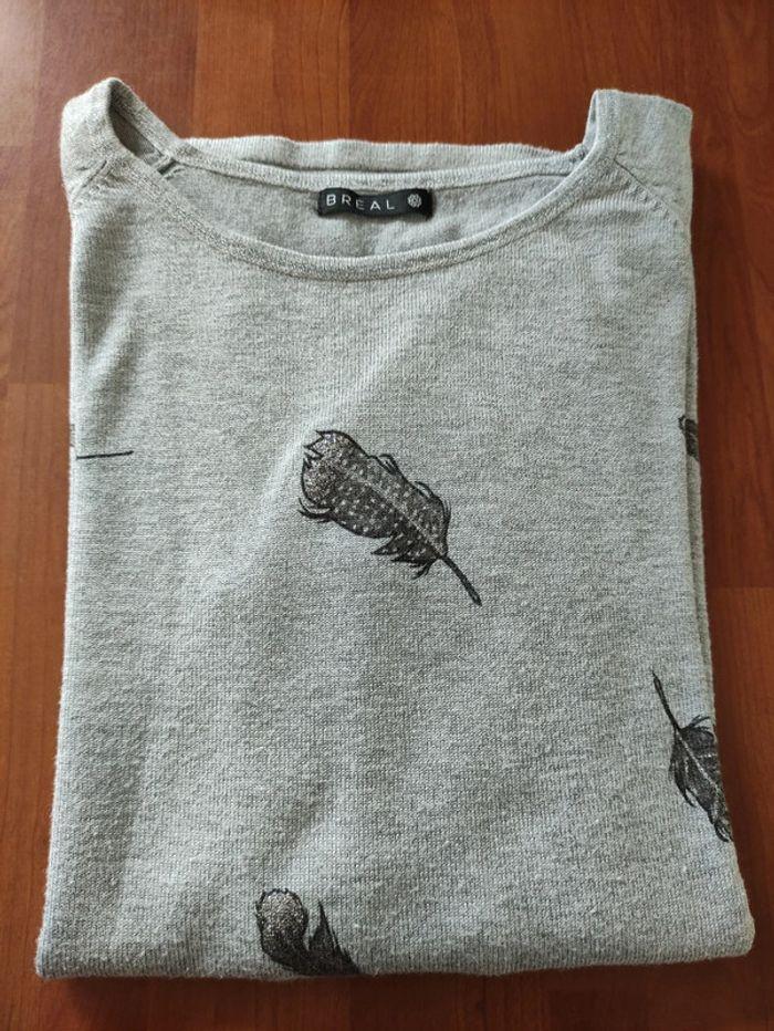 Pull gris breal taille 2 - photo numéro 9