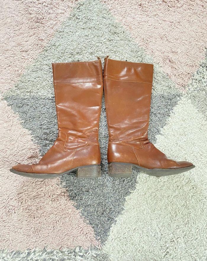 Bottes cuir femme San marina Astrakan taille 37 - photo numéro 1