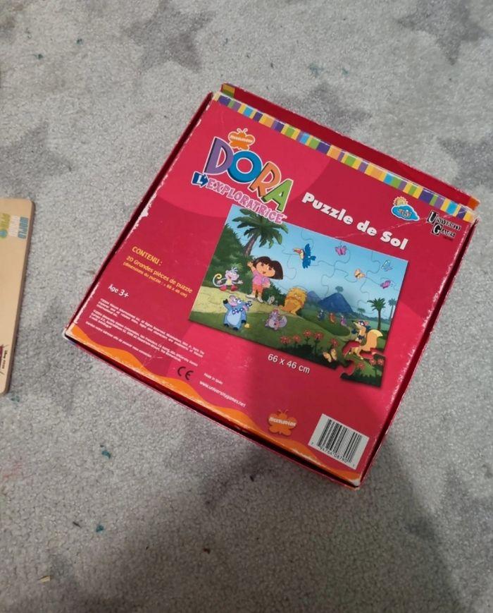 Puzzle dora grand pieces + cars en bois - photo numéro 5