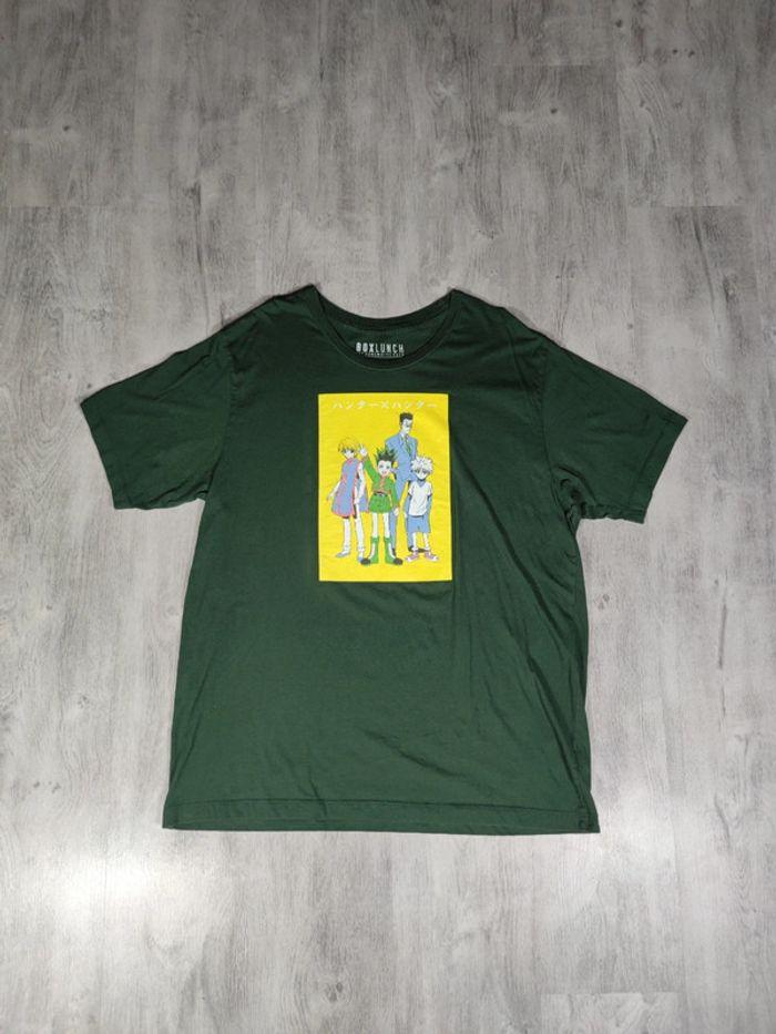 T-shirt Licence Hunter X Hunter Vintage Vert Foncé Taille 2XL Homme - photo numéro 1