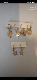 Boucles d’oreilles neuf lot