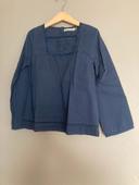 Monoprix C.F.K blouse bleue marine 8 ans