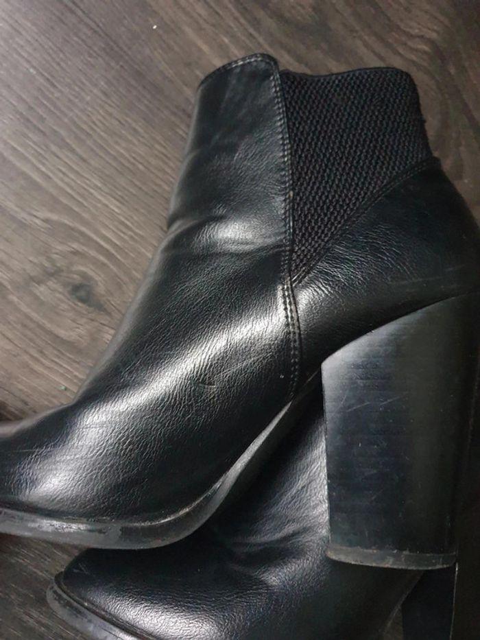 🌻Bottines noires taille 39 - photo numéro 3