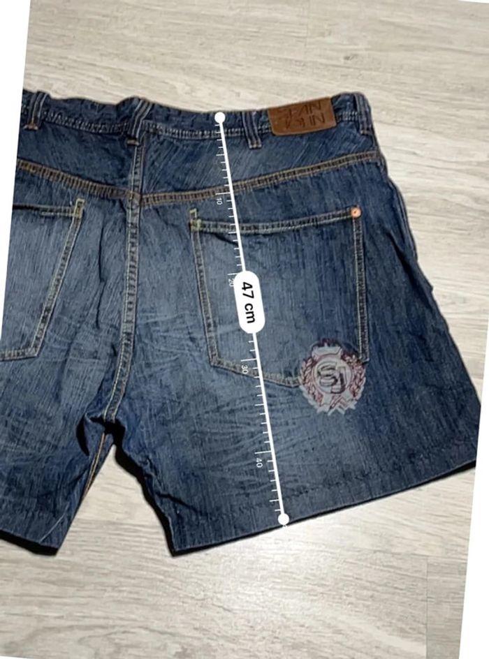 🩳 Short vintage hip hop Sean John en jean Bleu Taille XL 🩳 - photo numéro 7