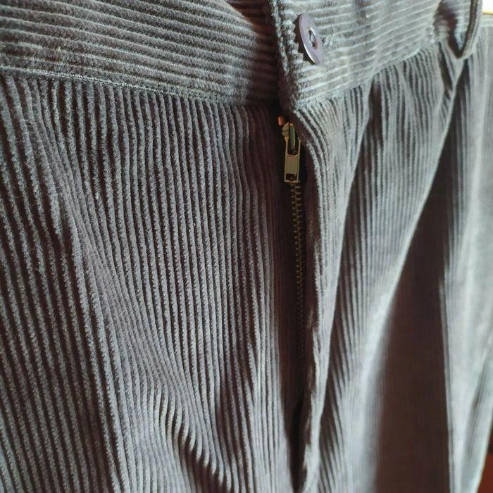 Pantalon en Velours Gris Homme Taille 54 - photo numéro 3