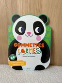 Cahier gommettes formes