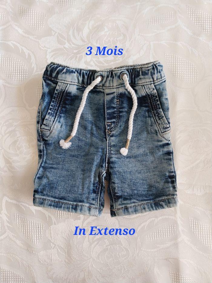 🌷Short en jeans - In Extenso - 3 Mois🌷 - photo numéro 1