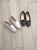 Lot de 2 paires de ballerines femme taille 38