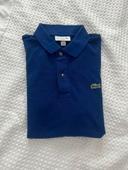 Polo Lacoste slim fit bleue