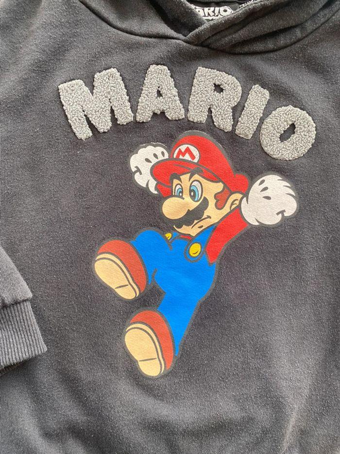 Sweat a capuche mario (5ans) - photo numéro 3