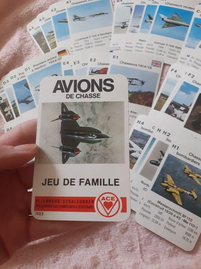 Jeu de familles ACE avions De châsse  . Série technique - photo numéro 3