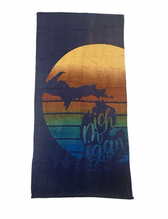 Drap de Plage Serviette de plage Michigan 90x170cm 100% Coton