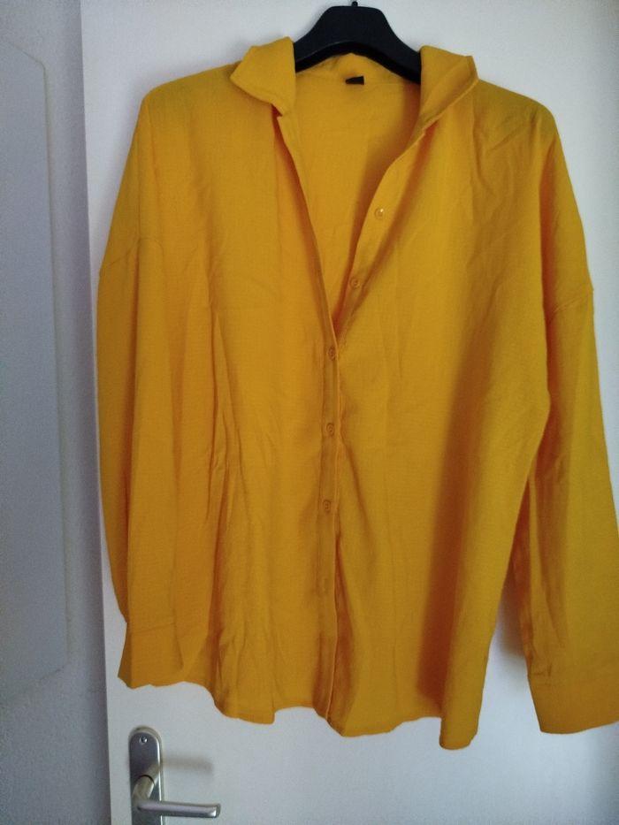 Chemise Oversize Jaune Soleil ☀ - photo numéro 17