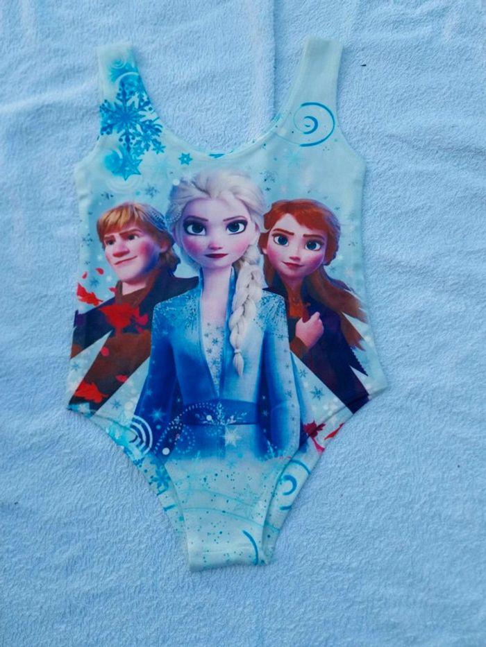 Maillot  de bain une  pièce  reine des neiges  2 ans