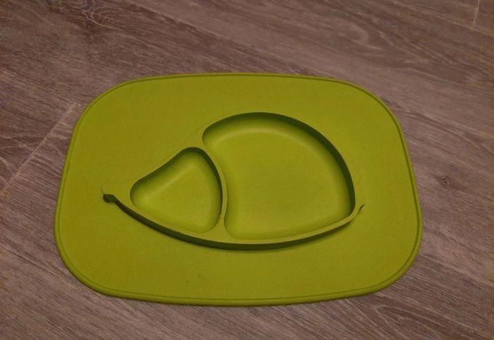 Assiette en silicone hérisson