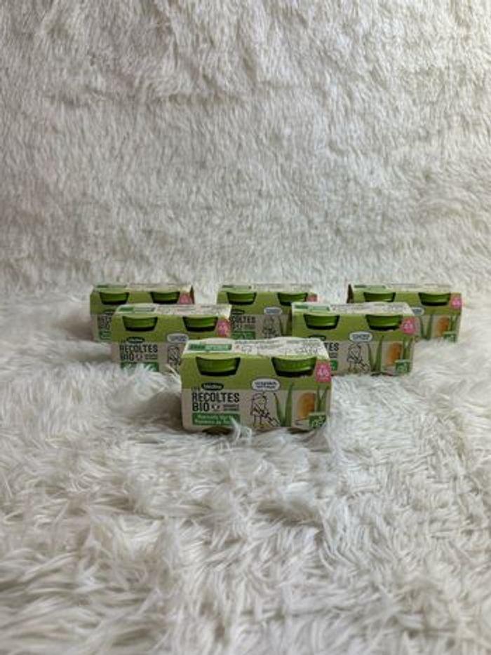 Lot de 12 petits pots de purée haricots verts pommes de terre bledina