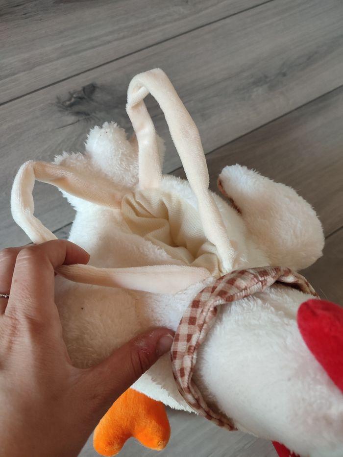 Peluche poule sac oeuf pour Pâques très bon état - photo numéro 4