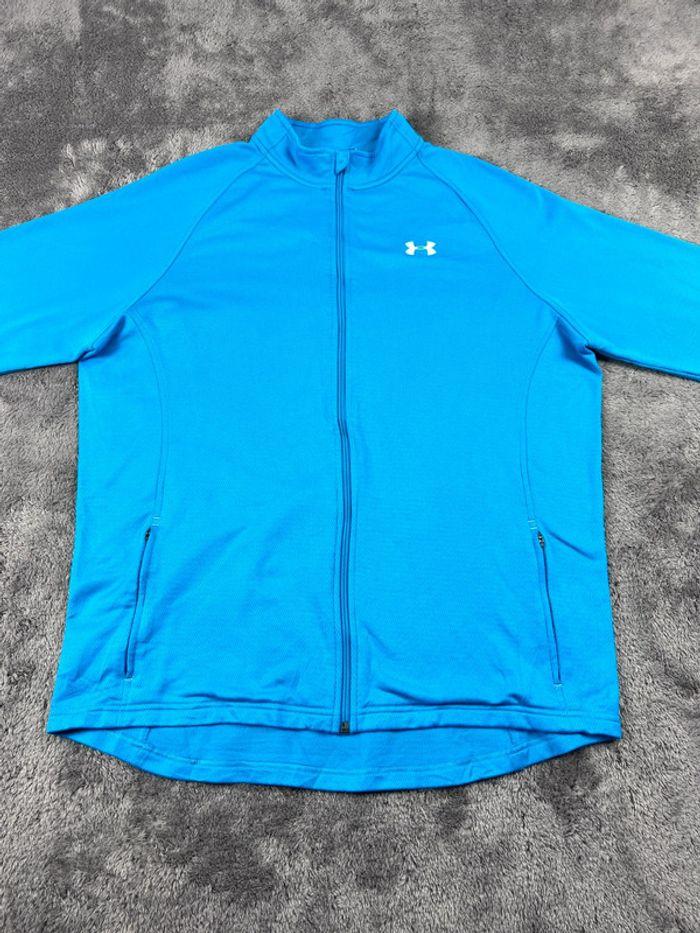 👕 Veste de Sport Under Armour Logo brodé Bleu Taille XL 👕 - photo numéro 6