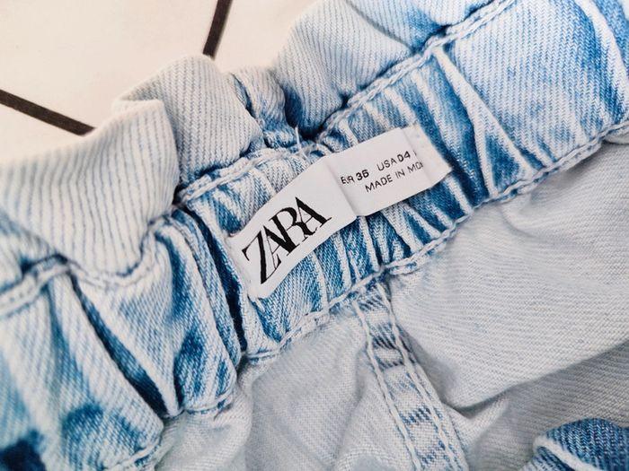 Short en jeans Zara taille haute - photo numéro 4