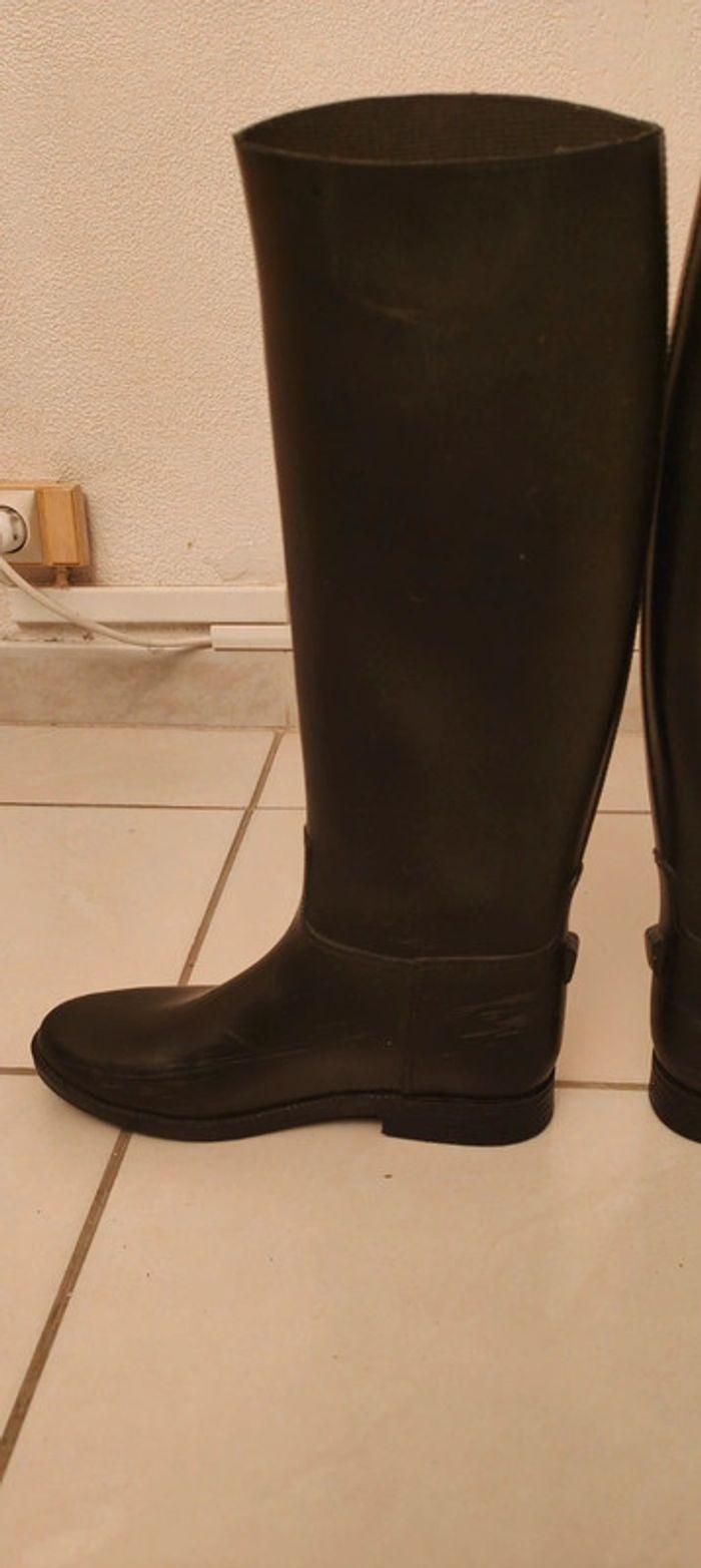 Bottes noires tailles 40 bon état 10e - photo numéro 3