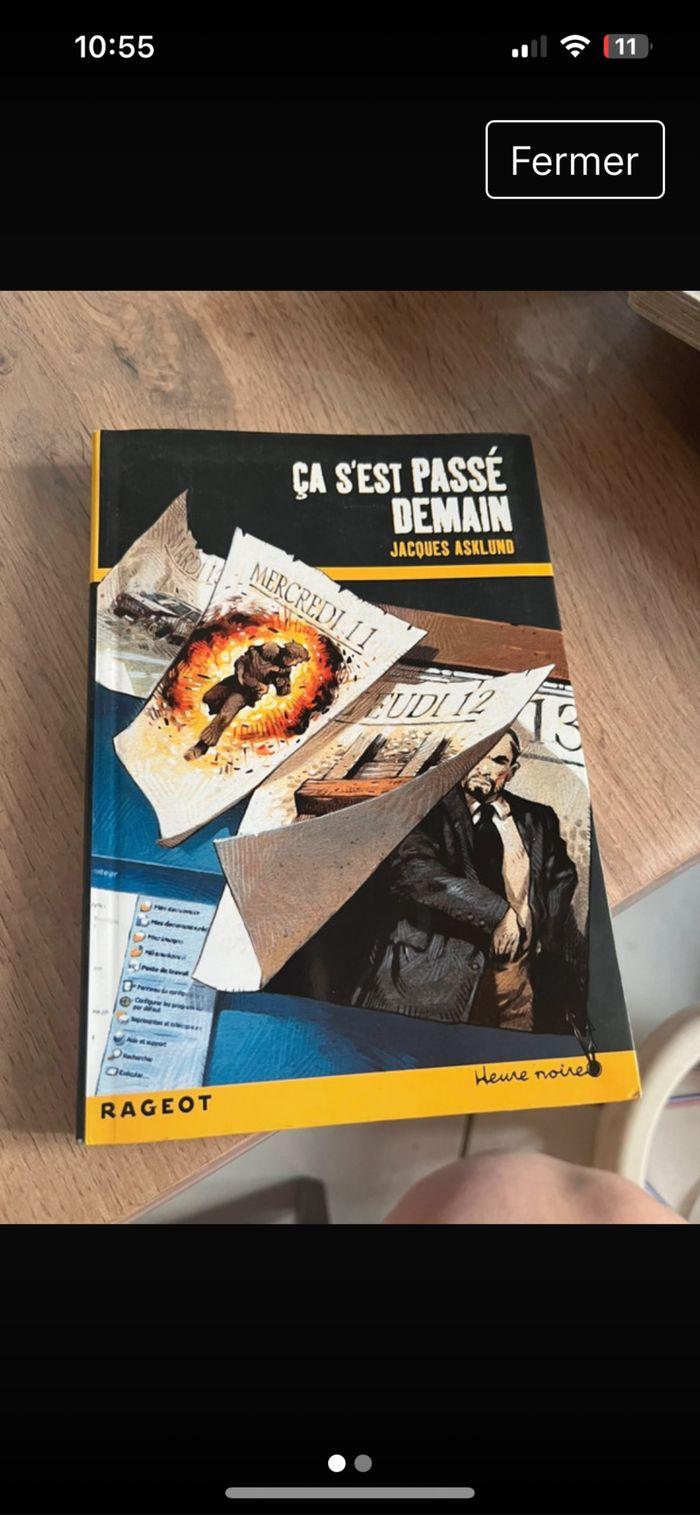 Livre policier enfant ça s est passé hier - photo numéro 1