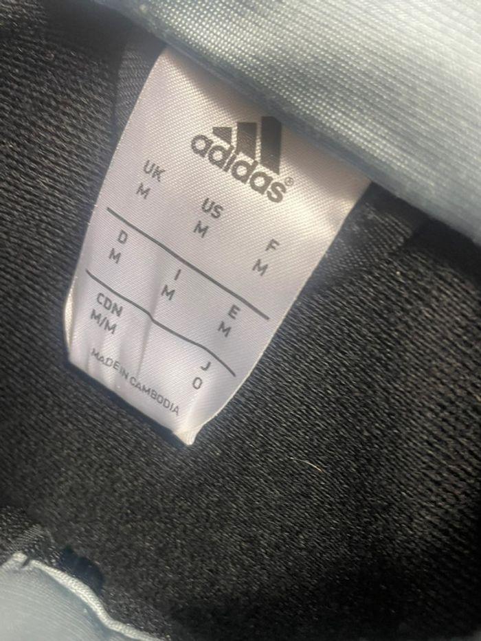 Veste survêtement zip adidas M homme noir logo brodé - photo numéro 7