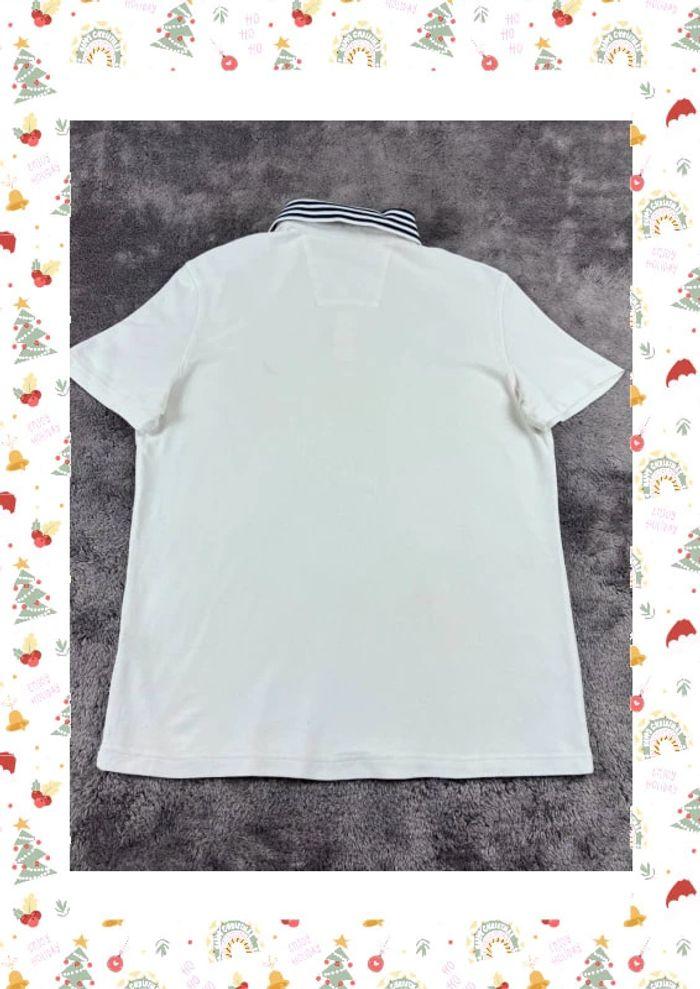 👕 Polo Nautica Logo Brodé Blanc Taille L 👕 - photo numéro 3