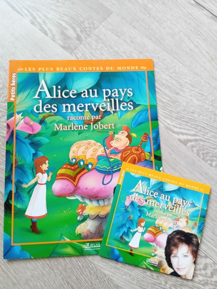 Livre Alice au pays des merveilles raconté par marlene jobert - photo numéro 1