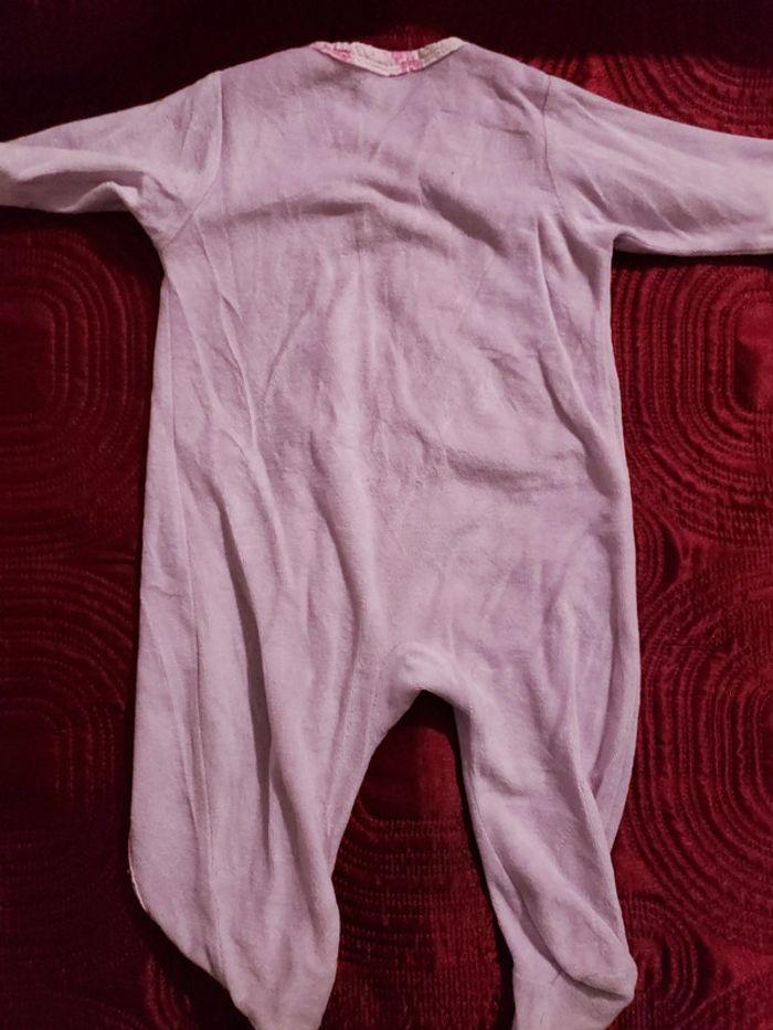 Pyjama fille 6 mois mauve - photo numéro 4