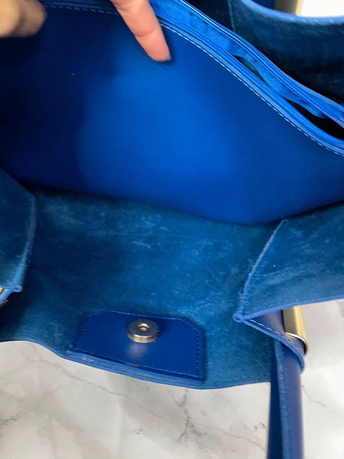 Sublime sac à mains bleu, avec bandoulière, neuf - photo numéro 7