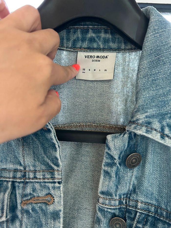 Veste en jean courte Vero Moda taille XS - photo numéro 2