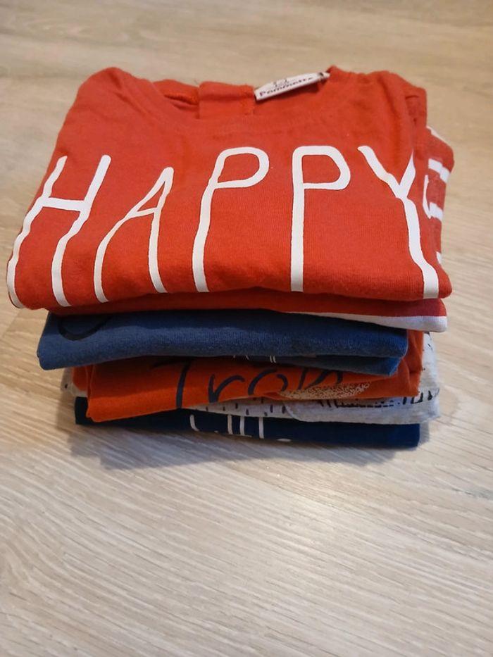 Lot de 8 tee shirts manches longues - 9 mois - photo numéro 2