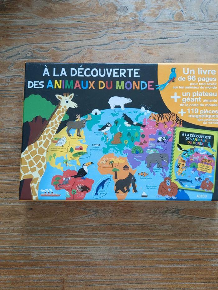 Puzzle magnétique - À la découverte des animaux du monde - photo numéro 1