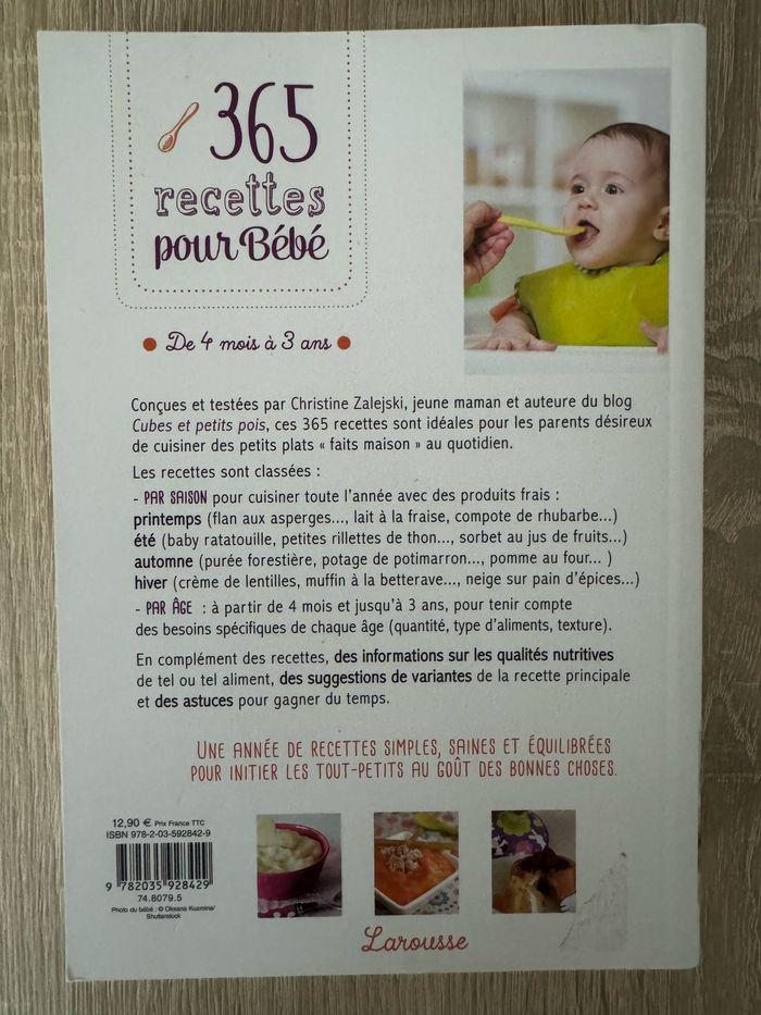 365 recettes pour bébé - photo numéro 2