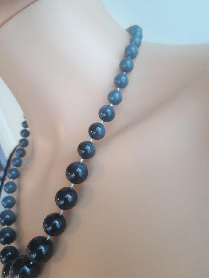 Collier de perles en dégradé de noir avec des perles de la marque Claire's - photo numéro 6