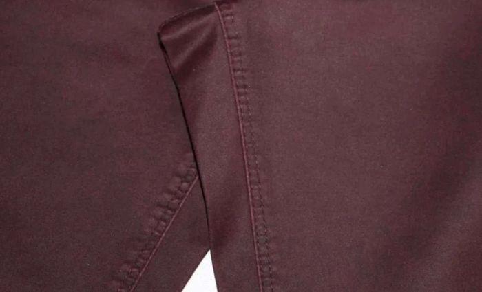 Pantalon huilé –  Bordeaux  –  Camaïeu  -  44 - photo numéro 6