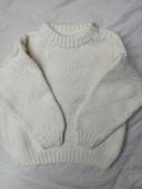 Pull tricoté main taille 6 ans