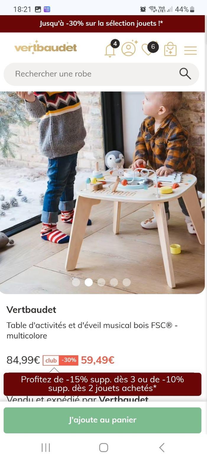 Table d'éveil musicale bois - photo numéro 8