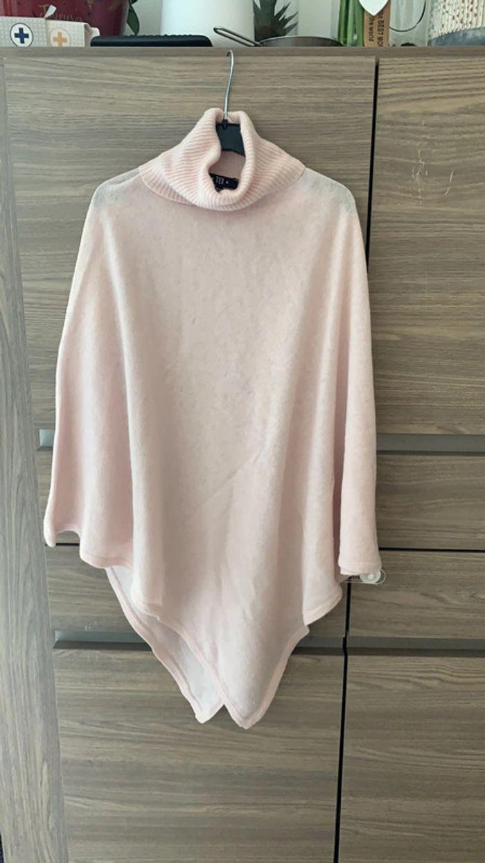 Poncho rose pâle taille S/M Tex - photo numéro 1