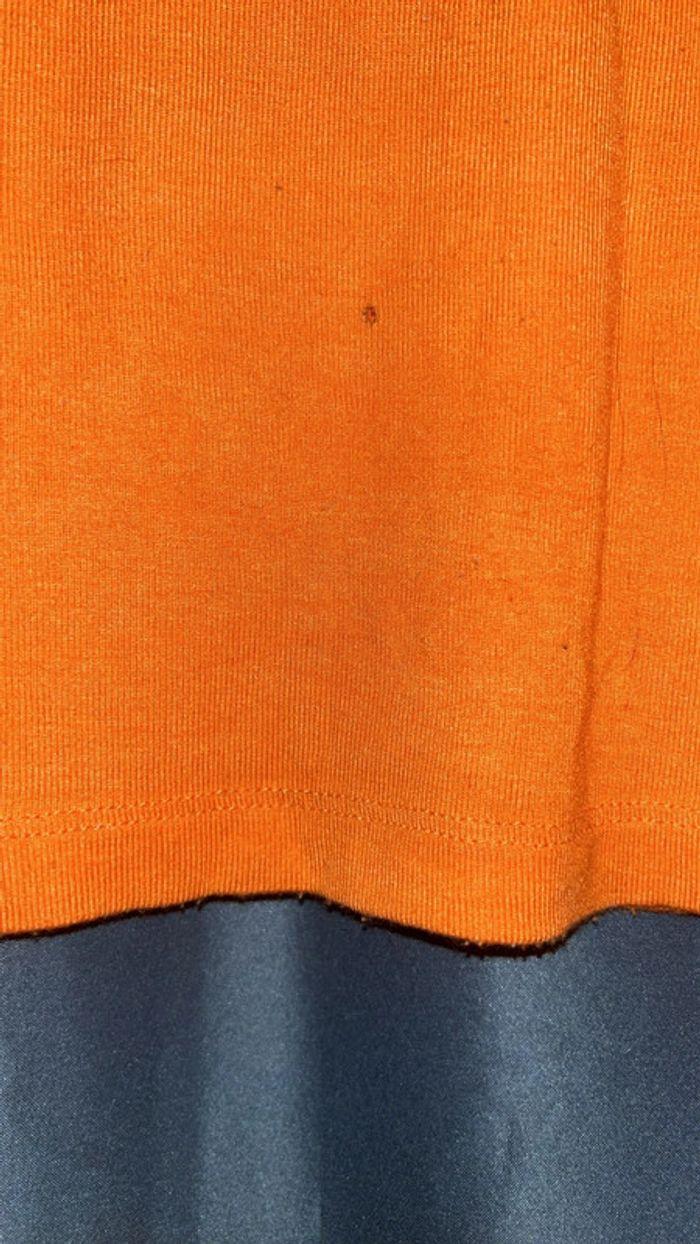 T-shirt court orange Zara - photo numéro 3