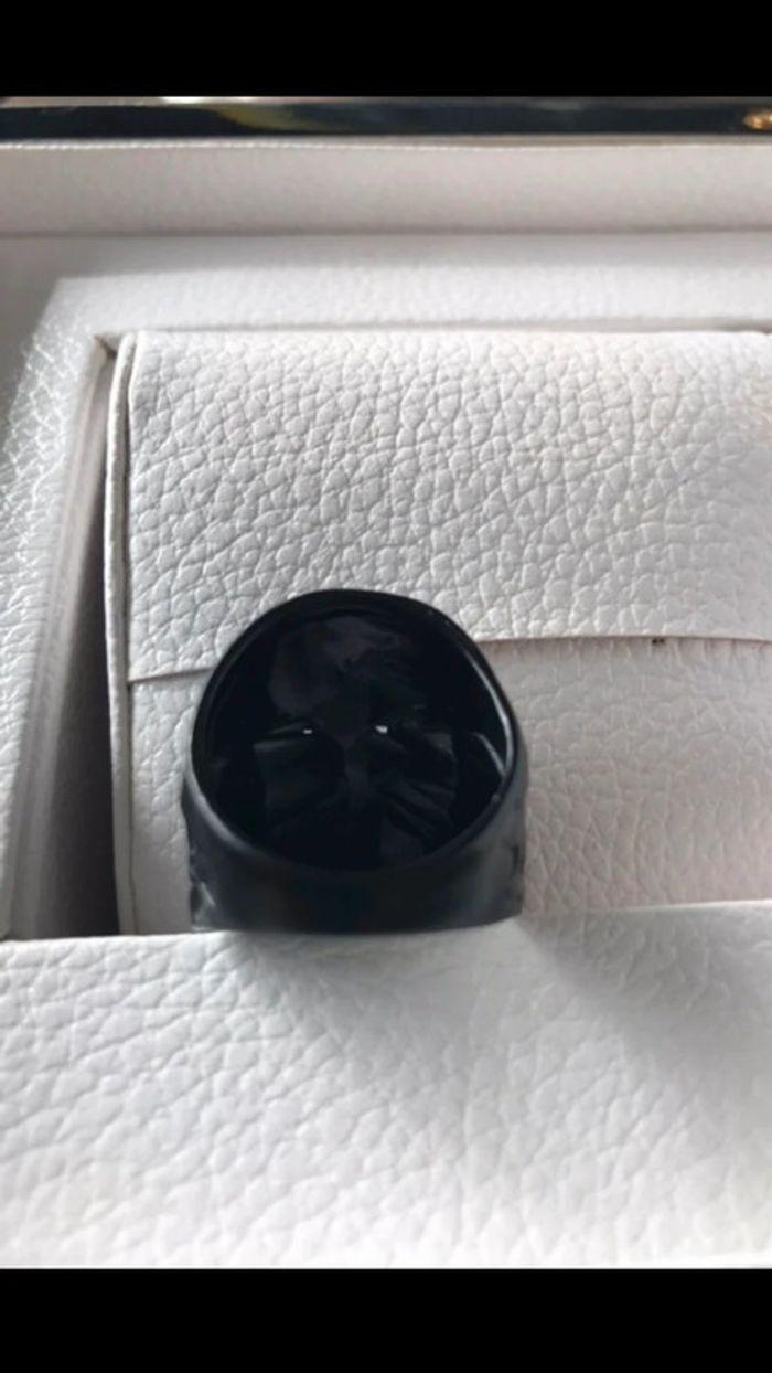 Magnifique bague noire pour homme, taille 60 - photo numéro 11