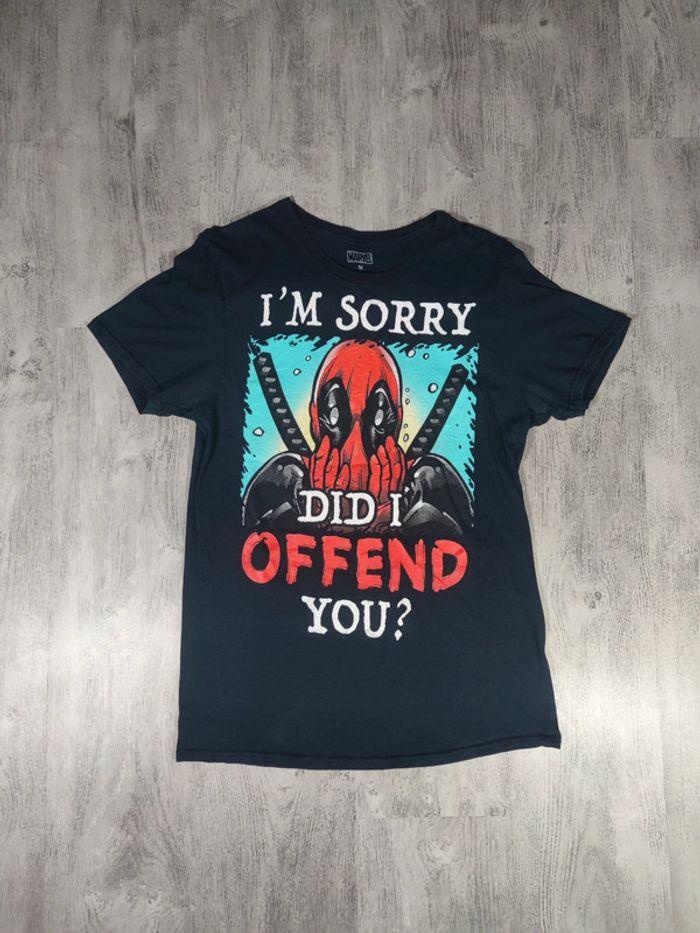 T-shirt Deadpool Licence Marvel Vintage Noir Taille M Homme - photo numéro 1