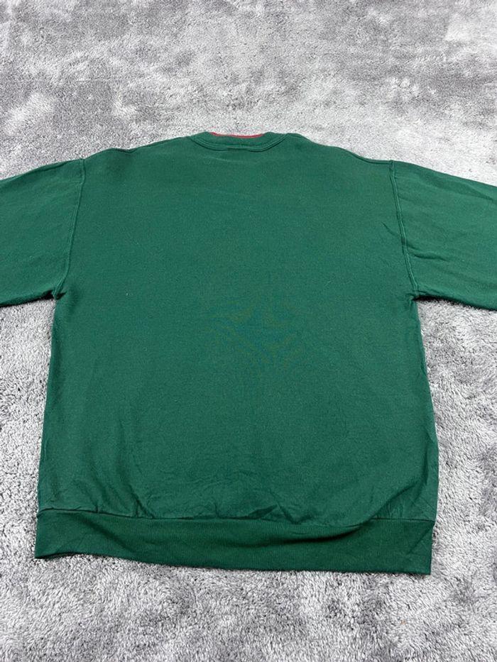 👕 Sweat de Noël logo brodé Vert Taille M 👕 - photo numéro 2