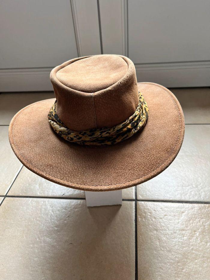 Chapeau cuir jacaru - photo numéro 4