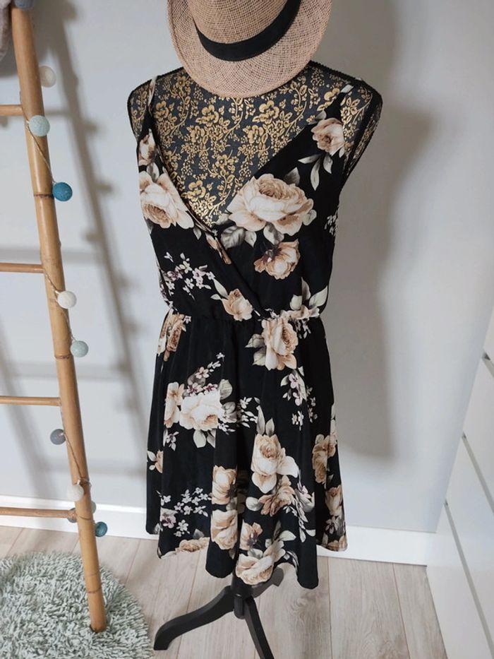 Robe fleurie légère été taille unique (XS/S) - photo numéro 1