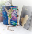 Sac main handbags bag rigide doré golden Disney tinkerbell tinker fée clochette or chaîne carnet