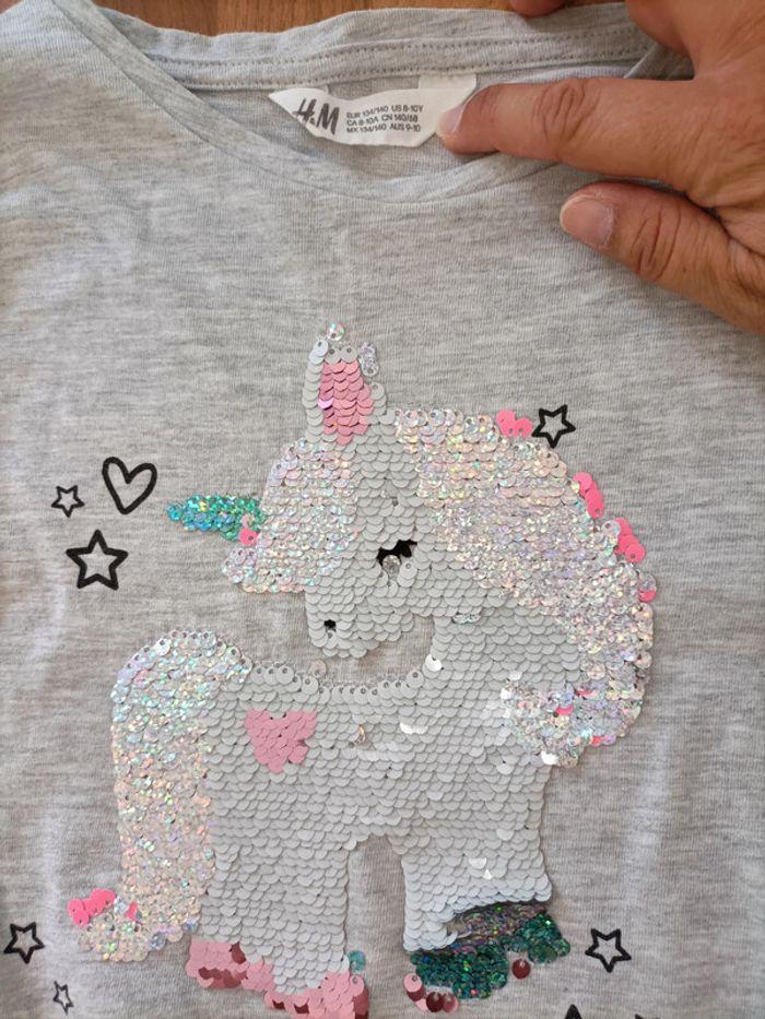 Robe licorne à strass 8 -10 ans h&M 🦄 - photo numéro 5