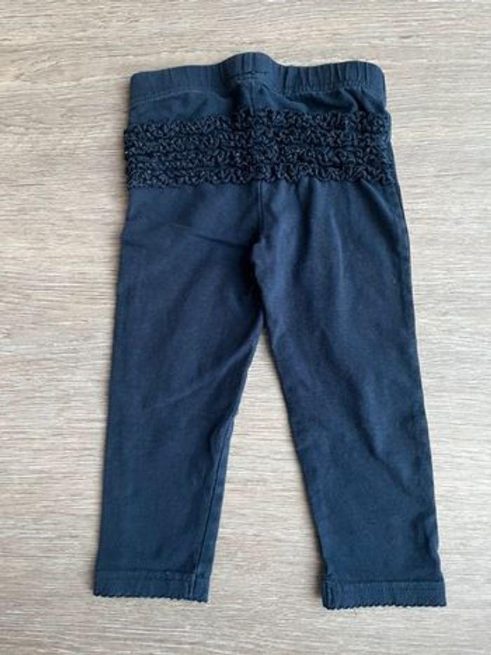 Legging bleu marine à froufrou Zeeman 86 cm - photo numéro 2